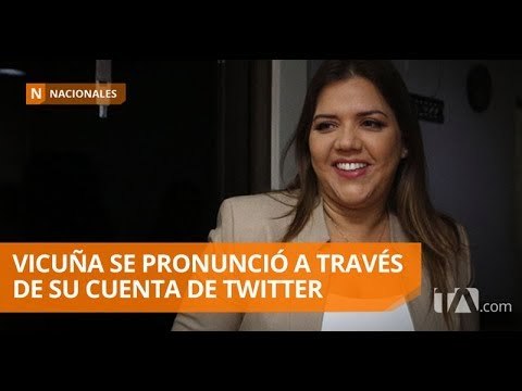 Vicepresidenta Vicuña llegó a Quito en la tarde - Teleamazonas