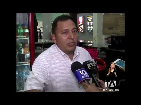 Incendio provocó explosión en el patio de comidas del terminal de Manta -Teleamazonas