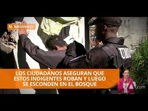 Indigentes en alrededores del río Machángara fueron desalojados - Teleamazonas