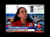 Preocupación en la Cruz Roja por ausencia de donantes de sangre -Teleamazonas