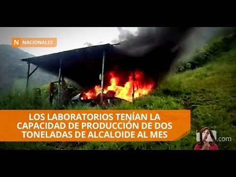La policía destruye 15 laboratorios de droga en el sur del país - Teleamazonas