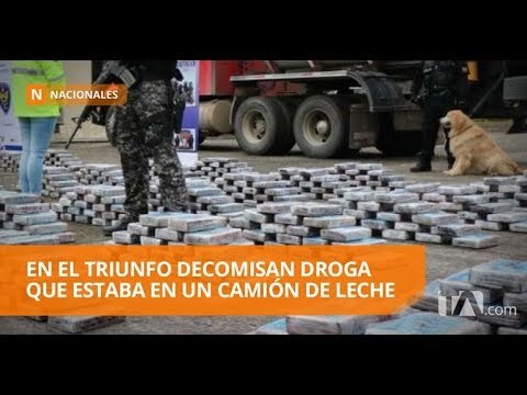 Policía decomisa más de una tonelada y media de cocaína - Teleamazonas