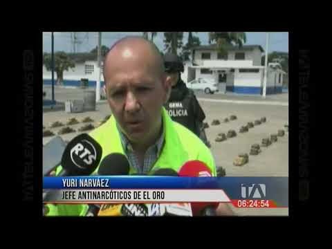 Cerca de una tonelada de marihuana decomisada en Huaquillas