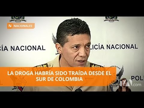 La policía incautó 1 309 paquetes de droga camuflada en un tanquero - Teleamazonas