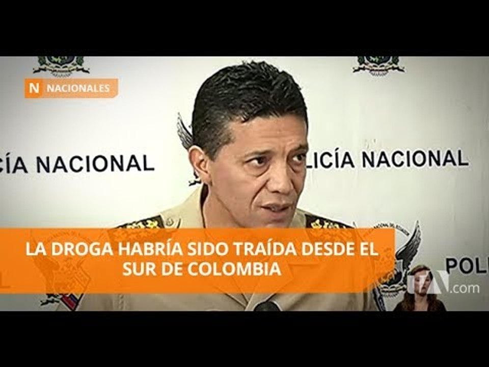 La policía incautó 1 309 paquetes de droga camuflada en un tanquero - Teleamazonas