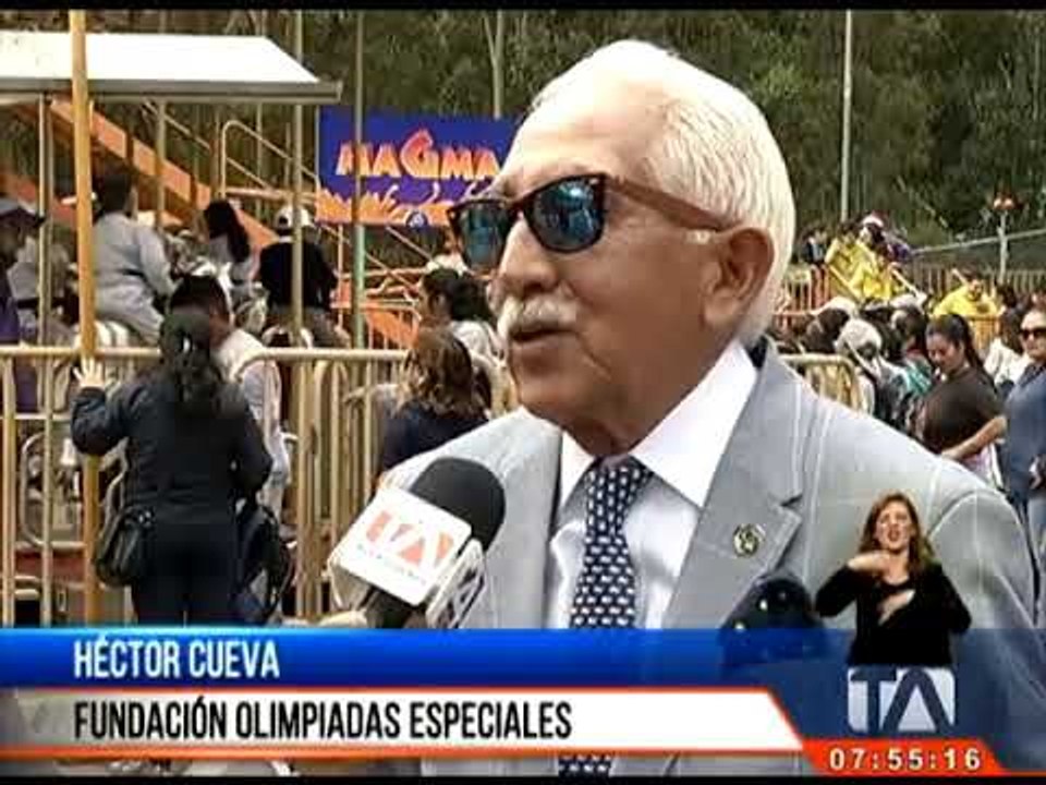 1 350 niños de Fundación Olimpiadas Especiales recibieron un agasajo -Teleamazonas