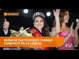 Daniela Almeida dispuesta a trabajar con la Fundación Reina de Quito - Teleamazonas