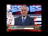 Entrevista al ministro de Hidrocarburos, Carlos Pérez