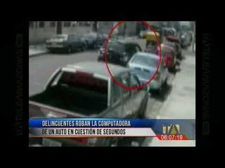 Roban computadora de un auto en segundos