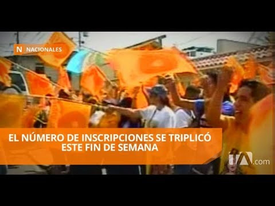 Apenas 10 de 44 movimientos han inscrito a sus candidatos - Teleamazonas