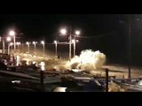 Desastre en Súa por fuerte oleaje - Teleamazonas
