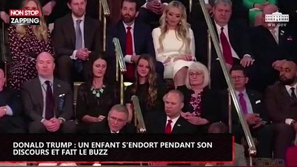 Donald Trump : un enfant s'endort pendant son discours et fait le buzz (vidéo)