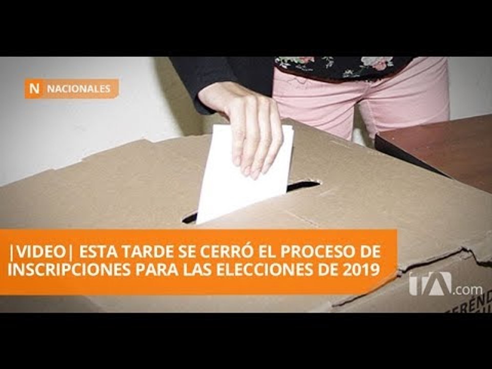 Alrededor de 43 mil candidatos se inscribieron para los comicios - Teleamazonas