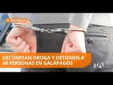 Ecuador decomisa droga y detiene a 49 personas cerca de Galápagos - Teleamazonas