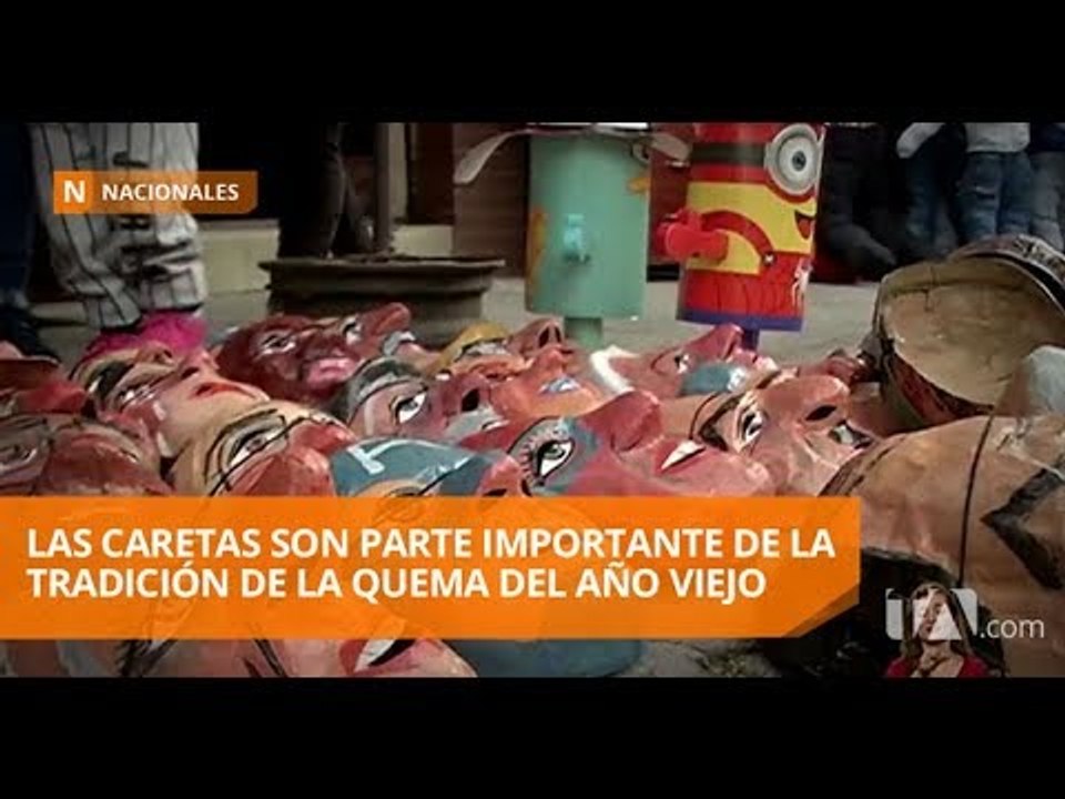 Las caretas y los monigotes están listos para la venta - Teleamazonas