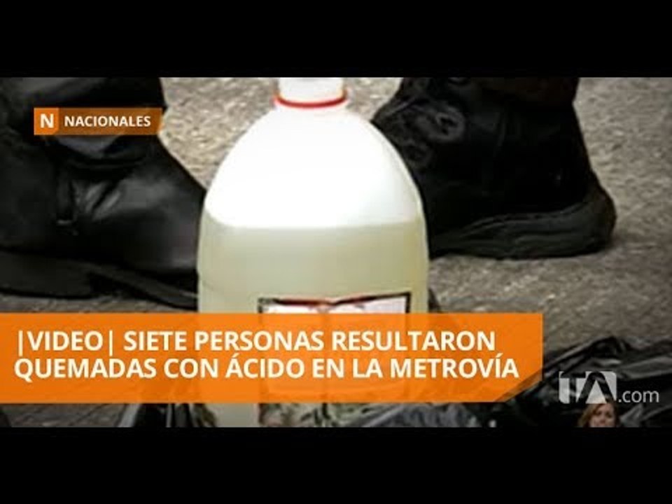 Siete personas fueron quemadas por derrame de ácido en un bus - Teleamazonas