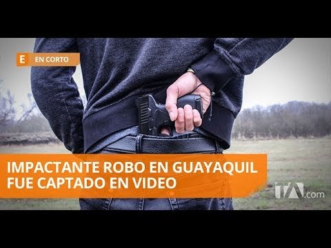 Tres delincuentes robaron un almacén de electrodomésticos - Teleamazonas