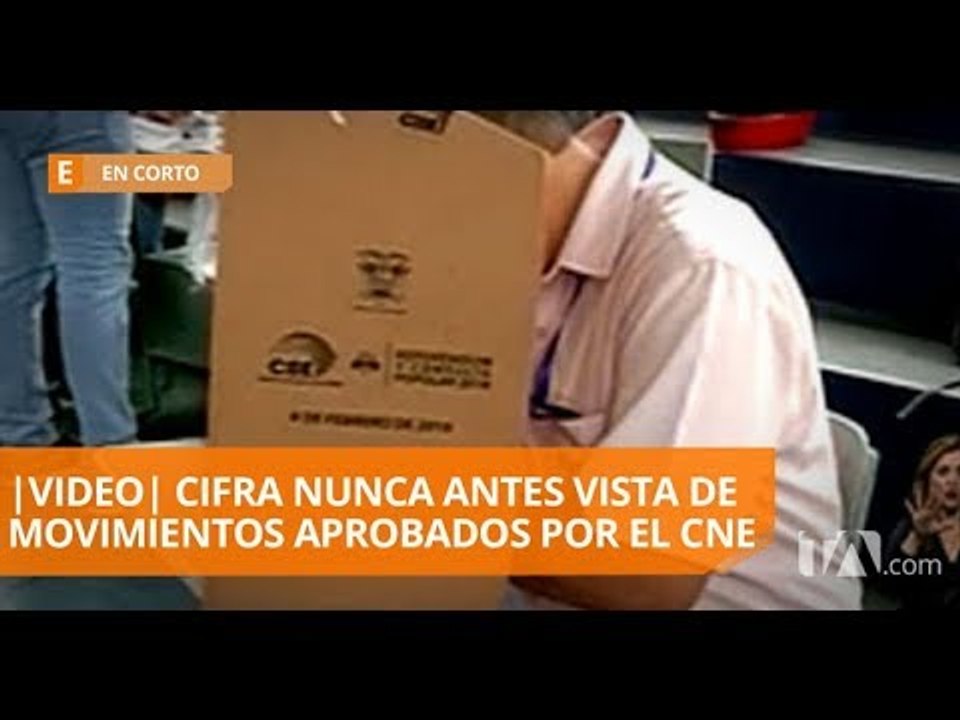 114 movimientos políticos fueron aprobados por el CNE - Teleamazonas