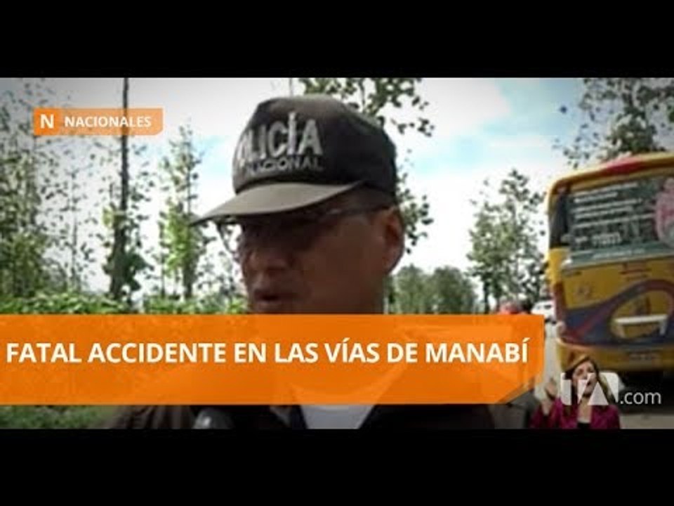 Accidente de tránsito en Manabí deja dos muertos y dos heridos - Teleamazonas
