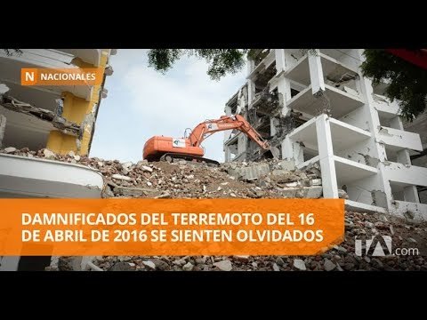 Damnificados de Bahía de Caráquez dicen sentirse olvidados - Teleamazonas