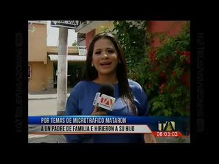 Por narcotráfico mataron a padre de familia y hieren a su hijo