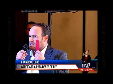 Francisco Egas presentó su plan de trabajo al frente de la FEF