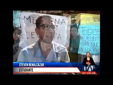 Estudiantes de Facultad de Medicina de la UCE exigen mayor seguridad -Teleamazonas