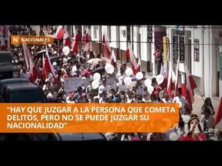 Download Video: Se realizó marcha denominada “Una Ibarra segura y solidaria” - Teleamazonas