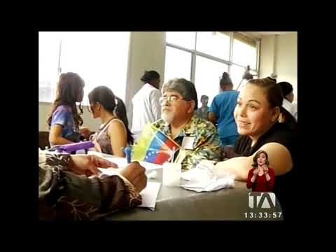 Primer grupo de venezolanos sale desde Guayaquil hacia su país -Teleamazonas