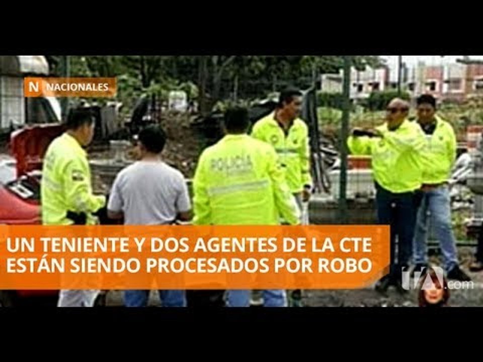 Tres miembros de la CTE, procesados por robos de piezas de vehículos - Teleamazonas