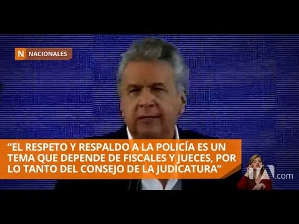 Presidente Lenín Moreno pidió celeridad a operadores de Justicia - Teleamazonas