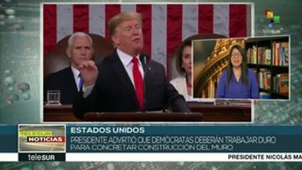 Trump insiste en criminalizar a migrantes en su discurso a la nación
