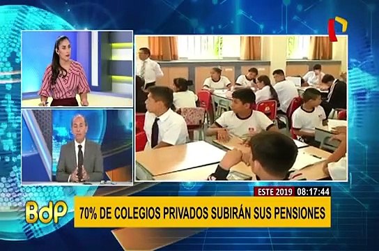 ¿Es legal el incremento en pensiones de colegios particulares?, Crisólogo Cáceres despeja dudas