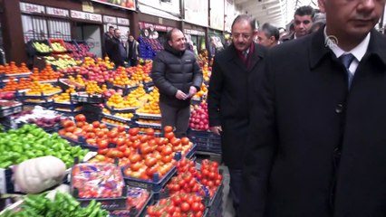 Özhaseki, hal esnafını ziyaret etti - ANKARA