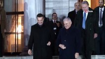 TBMM Başkanı Yıldırım ile Yunanistan Başbakanı Çipras'ın görüşmesi sona erdi