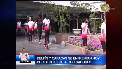 Delfín y Caracas se enfrentan hoy por seguir en la Libertadores