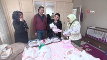 Binali Yıldırım'ın Eşi Semiha Yıldırım Beşiz Bebekleri Olan Ödemiş Ailesini Ziyaret Etti