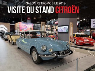 Visite du stand Citroën au Salon Rétromobile 2019