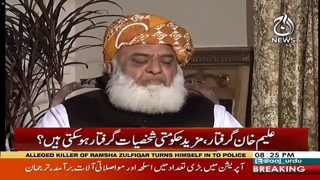 You Tried To Unite Asif Zardari And Nawaz Sharif,They Couldn't Unite,Now What's The Update Are You...-Asma Shirazi To Maulana Fazlur Rehman