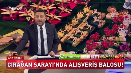 Çırağan sarayında alışveriş balosu