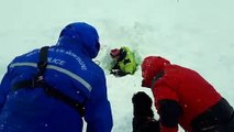 Exercice pour chien d'avalanche