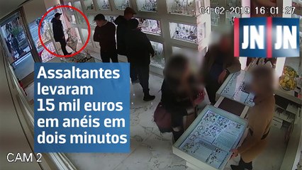 Assalto a ourivesaria na Rua de Santa Catarina