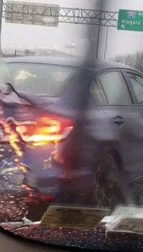 Icy Weather Causes Wrecks in the Rain