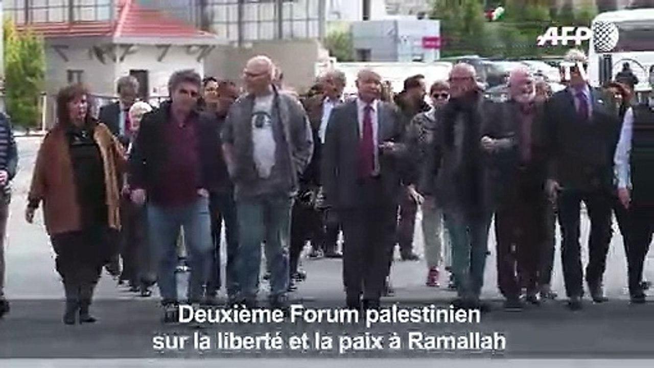Le président palestinien rencontre des activistes israélien