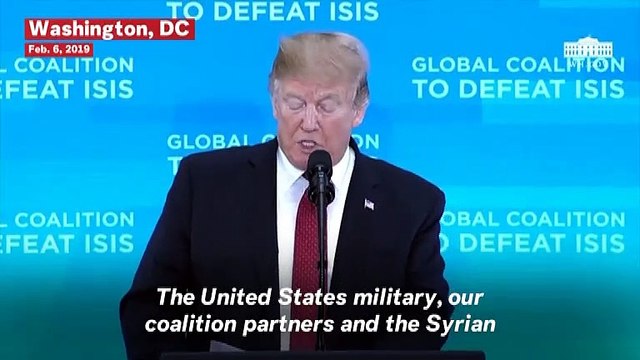 Trump Expects To Have 100% Of ISIS Caliphate In A Week