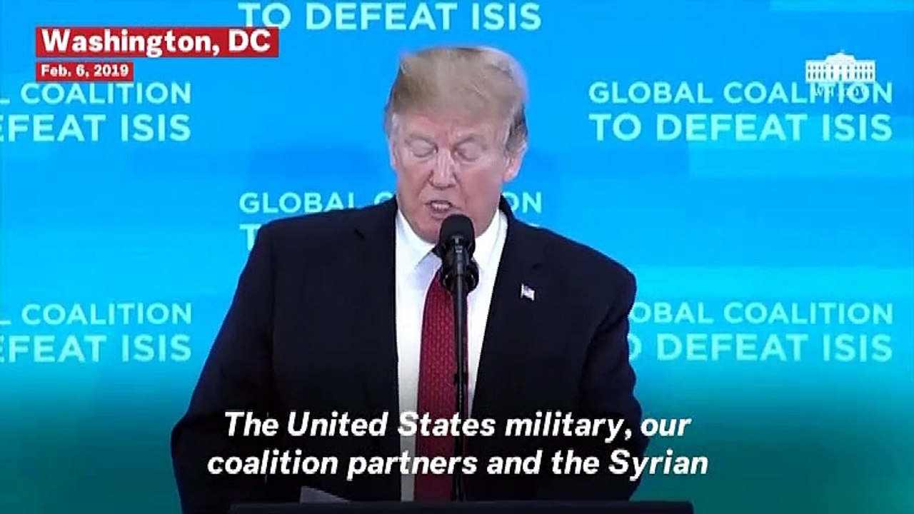 Trump Expects To Have 100% Of ISIS Caliphate In A Week