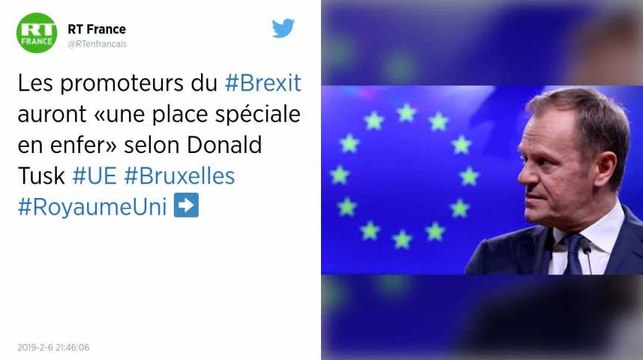 Brexit. Donald Tusk affirme qu'« une place spéciale en enfer » est réservée pour les partisans du Brexit