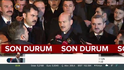 Süleyman Soylu ve Murat Kurum Kartal'da