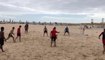 Man Scores Incredible Goal in Beach Soccer