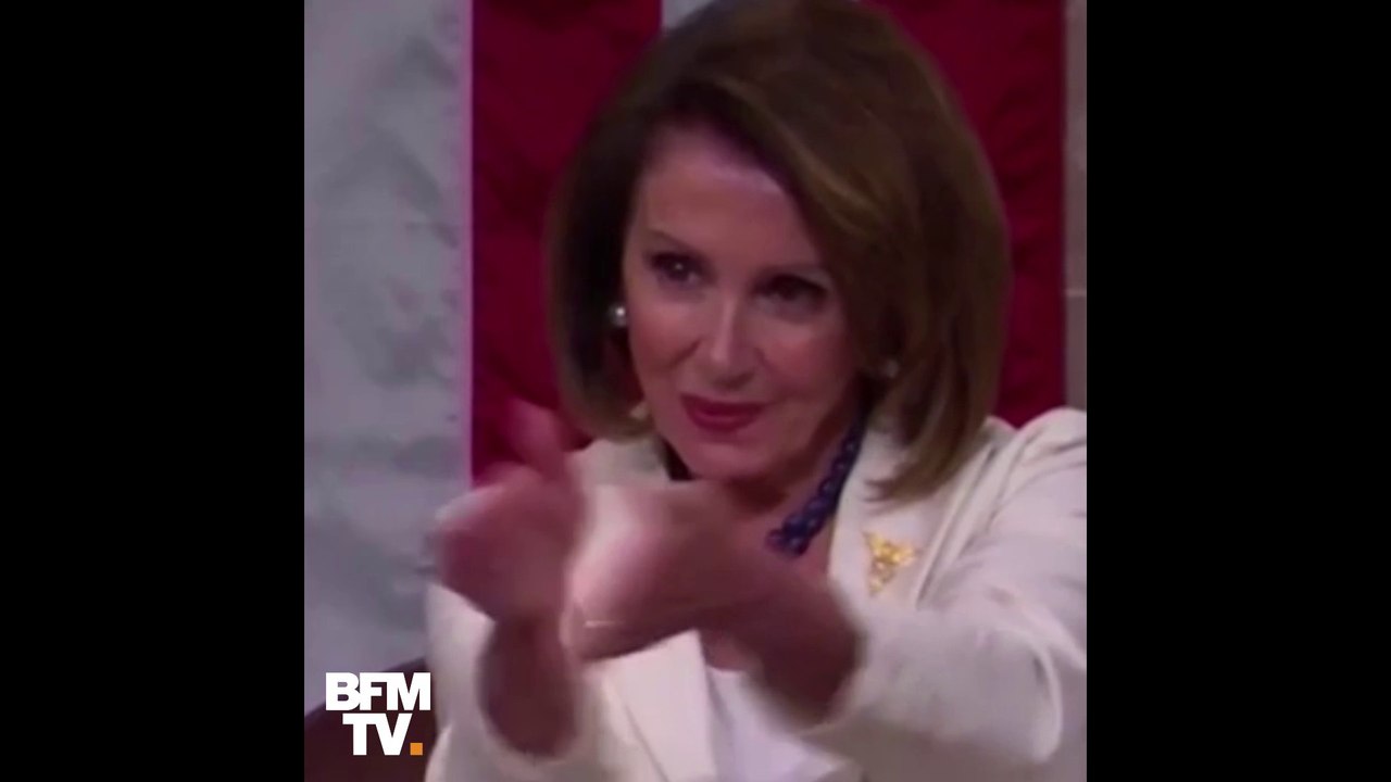 Les applaudissements moqueurs de Nancy Pelosi à Donald Trump